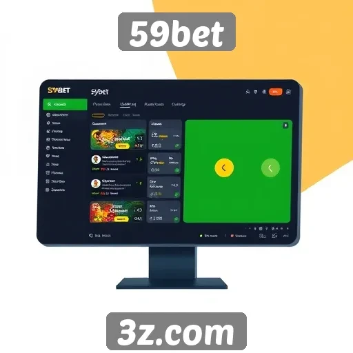 Estudo sobre a interface de usuário da 59bet